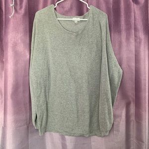 Ava & Viv gray sweater 2X NWOT